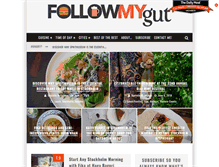 Tablet Screenshot of followmygut.com